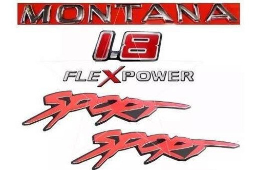 Emblema Montana + Adesivos 1.8 Flexpower Sport - 2003 À 200 0