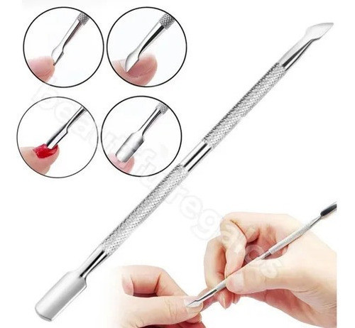 Repujador Cuticulas Acero Inox Uñas Esculpidas Manicuria 0