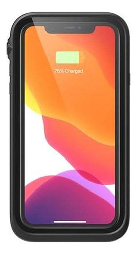 Funda Impermeable Para iPhone 11 Con Correa Negro 1
