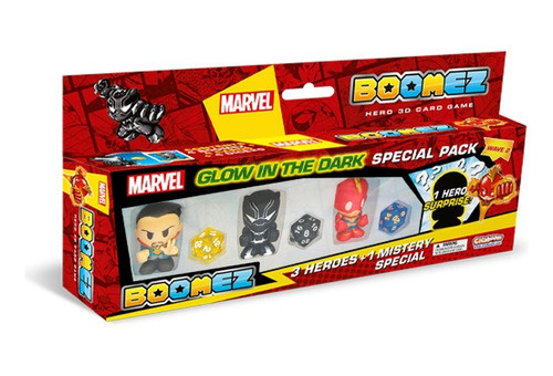 Boomez Marvel 3d Juego De Cartas + Figuras + Dados Wave 2 0