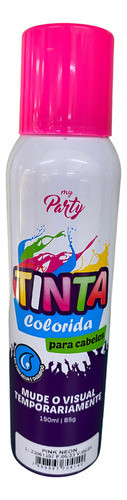Kit Tinta Spray Cabelo Maluco Fantasias Halloween Carnaval 1