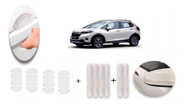 Salva Puertas + Salva Espejos + Uñeros Honda Hrv 2021 0 Salva Puertas + Salva Espejos + Uñeros Honda Hrv 2021 0