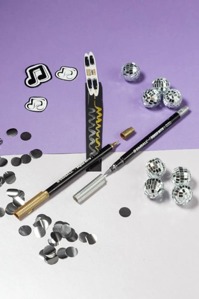 Marcadores Punta Pincel Brush Hits Soft Metal Simball X2 1