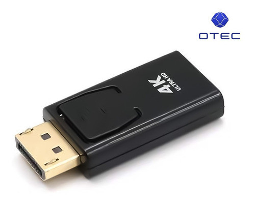 Adaptador Cable Displayport A Hdmi Dp A Hdmi Full Hd 4k Otec 1