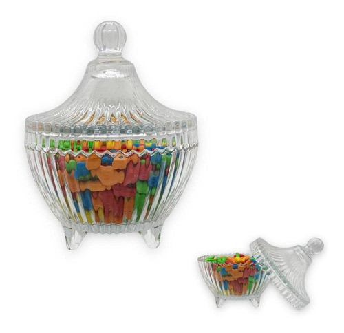 Porta Vela Frasco Labrado Souvenirs Con Tapa X5 0