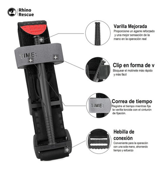 Torniquete Táctico Marca Rhino Emergencias Rescate Bomberos 1