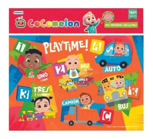 Cocomelon Juego Didactico Mis Primeros Encastres - Tapimovil 1