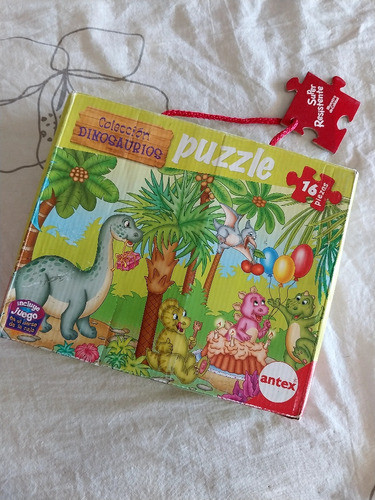 Rompecabezas Colección Dinosaurios 16 Pzs Antex 1
