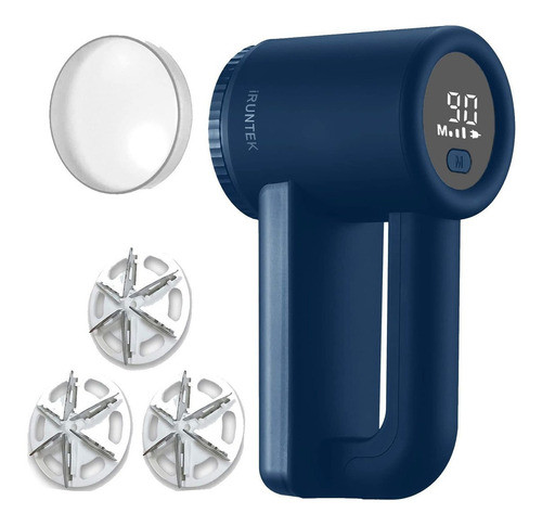 Removedor De Pelusas, 3 Velocidades Recargable Usb - Azul 0