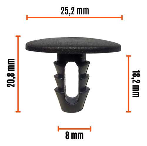 Clip Grampa Traba Manta Capot Fiat Punto Linea X10 1