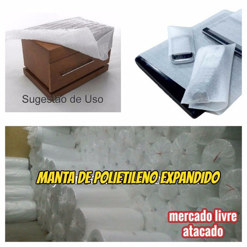Manta 4mm Para Embalagens Etc Direto  Da Fabrica 60mts² 1