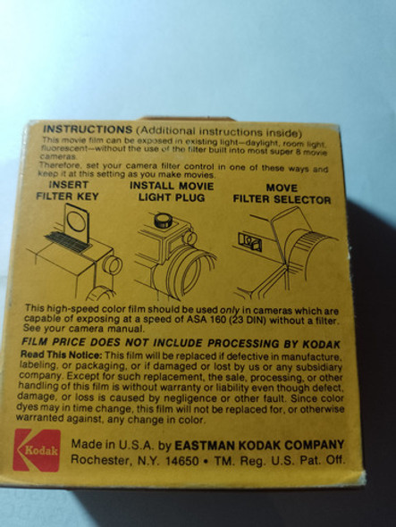 Rollo Kodak Ektachrome 160 Super 8 1