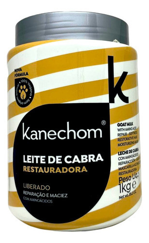 Kanechom Leite De Cabra Restauradora Capilar Aminoacidos 1kg 0