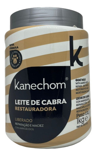Kanechom Leite De Cabra Restauradora Capilar Aminoacidos 1kg 1