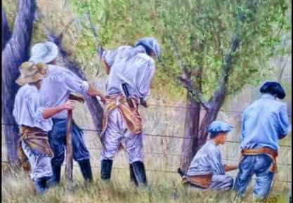 Obra Campestre - Pintura Al Oleo 0