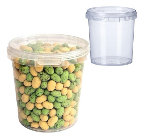 Kit 25un Pote Redondo 1000ml C/lacre Industrial Conserva 0