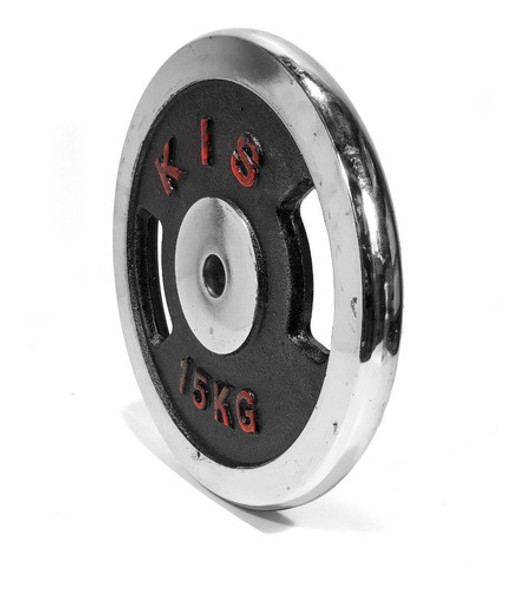 Disco Para Pesa Kis 15 Kg De Hierro Cromado - Charrua Store 0
