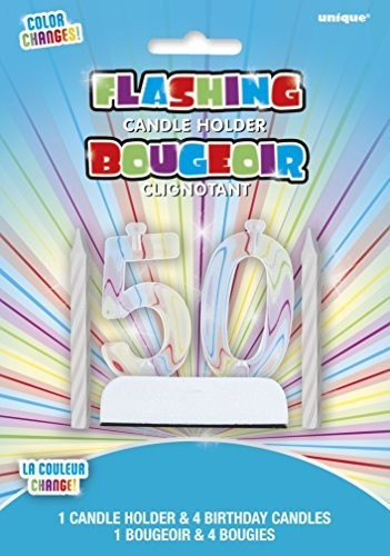 Juego De Velas Y Numero Iluminado Multicolor Para Torta De C 1