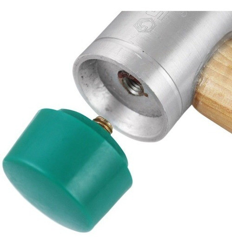 Martelo Com Borda Plástica Com Cabo De Madeira De 35mm Sata 1