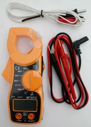 Pinza Amperométrica Digital Y Temperatura Guiller Mt87c Mkb 1