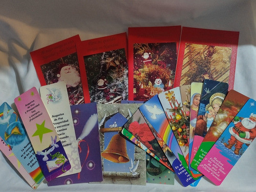 Lote Postales Tarjetas Señaladores Años 90 Retro Vintage Mx2 0