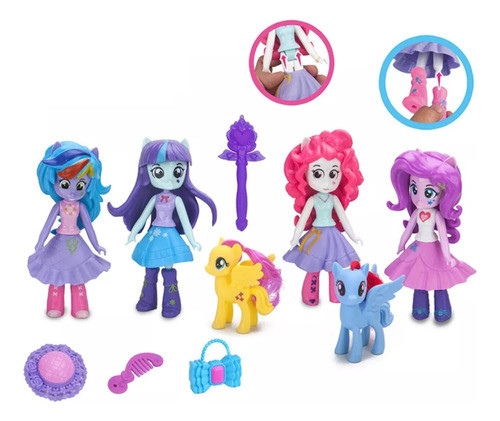 Set Pony Romantic Merry Juguete Muñeca Y Accesorios + 4 Años 0