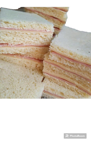 Sandwich De Miga 24 Triples Jamon Y Queso 0