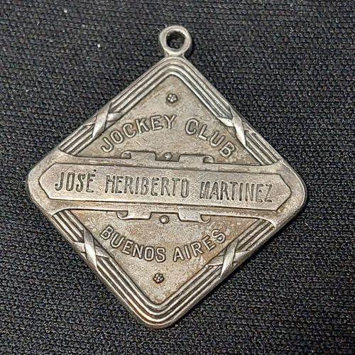 Medalla Esmaltada Jockey Bus. As Año 1914 Esmaltada - 019 1