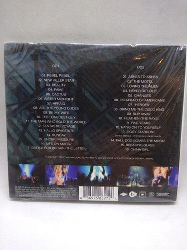 David Bowie A Reality Tour Cd Nuevo Doble 1