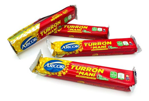 Turron Arcor Clasico Pack X 10 Unidades - En Golosinar 0