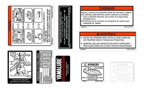 Adesivos Para Rd 135 - Advertência - Frete Grátis 0