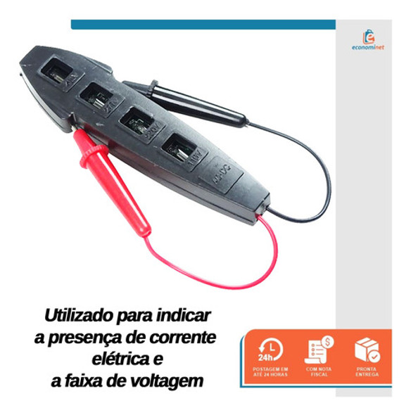 Teste De Voltagem Elétrica Voltimetro Mariposa 110-460v 1