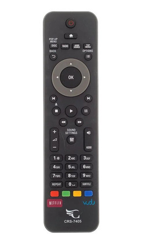 Controle Compatível Home Blu Ray Philips Hts3541 Hts3564 0