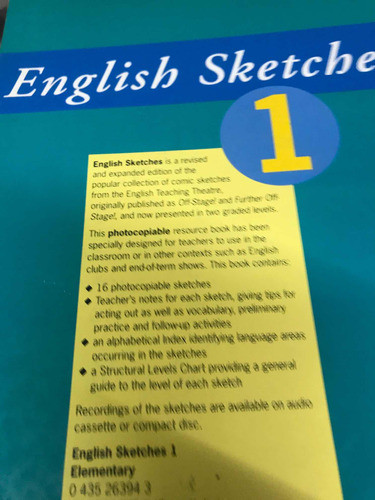 English Sketches Elementary 1,fhotocopiable, Teacher Resours 1