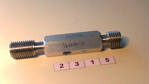 Calibre Rosca Un 5/8 X 14 Torno Fresadora Roscadora Mtlwrk 0