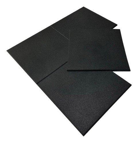 7 Pçs Pisos Borracha Crossfit Playground 50x50x1,5cm 0