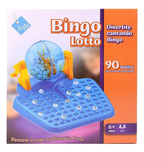 Bingo Con Bolillero Lotto Juego De Mesa El Duende Azul 6012 0