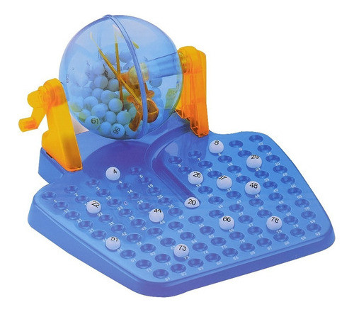Bingo Con Bolillero Lotto Juego De Mesa El Duende Azul 6012 1