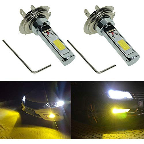 Calais Extremadamente Brillante Led H7 30w Cob Chips Amarill 0