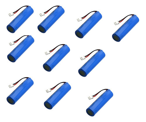 10 Baterias 18650 Parlante 2600 Mah 3.7v C/ Cable Rs Mejia 0