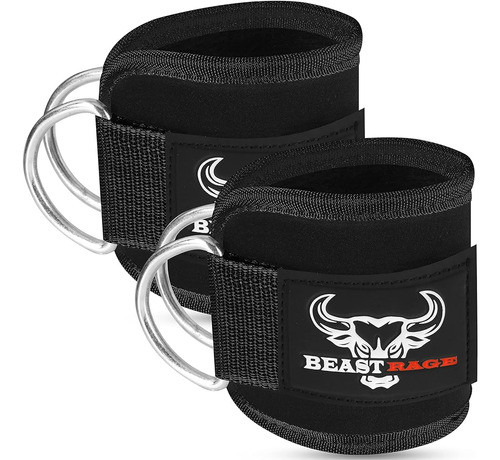 ~? Beast Rage Correas De Tobillo Para Máquinas De Cable Puño 0