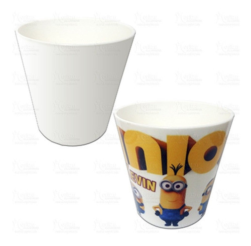 Vaso Conico Plastico Sublimable Irrompible Polimero Moritzu 0