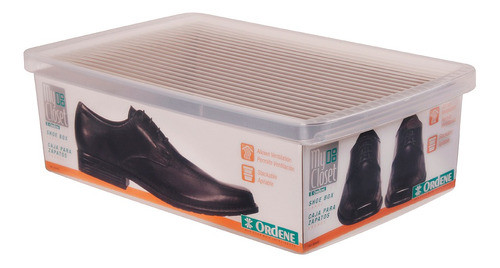Caixa Plastica Organizadora Para Sapato Grande My Closet 0