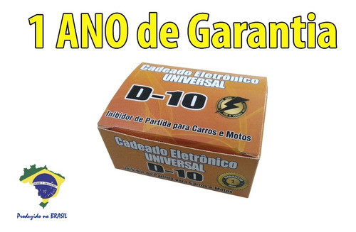 10 X Bloqueador Carro Moto Cadeado Eletrônico Inibidor 1