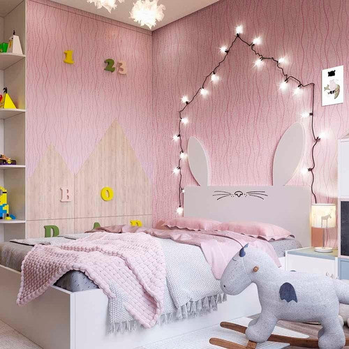 Papel Tapiz Adhesivo Ondas Rosadas 1