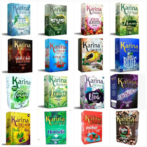Kit 20x500g De Erva Mate Tereré Karina Sabores Atacado+bomba 0