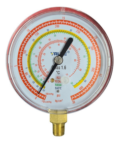 Manómetro Value De Alta R22 - R134a - R404a - R407c 0