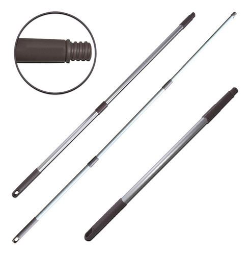 Kit 3 Cabos Extensores Com 3 Estágios E Rosca Avulso 1,45mts 0