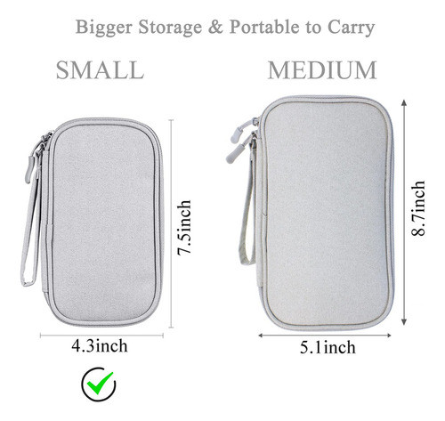 Bevegekos Pequea Bolsa Organizadora De Cables, Bolsa Organiz 1