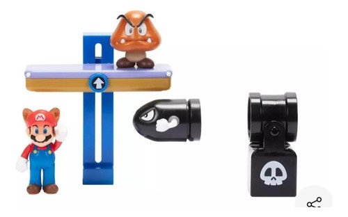 Super Mario Muñecos - Set Diorama Las Mil Balas 1